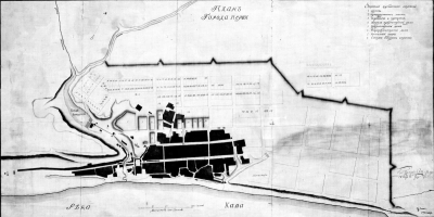 Карта Перми 1782 года.